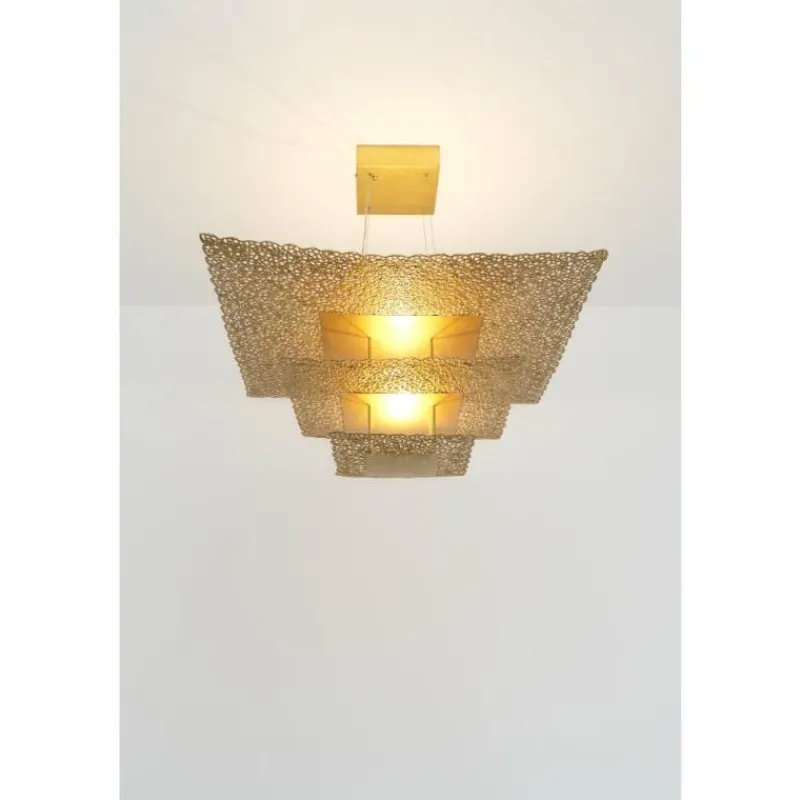 Lampes Dorées-Luminaires Holländer Suspension Holländer SOGNATORE LED Or, 7 lumières