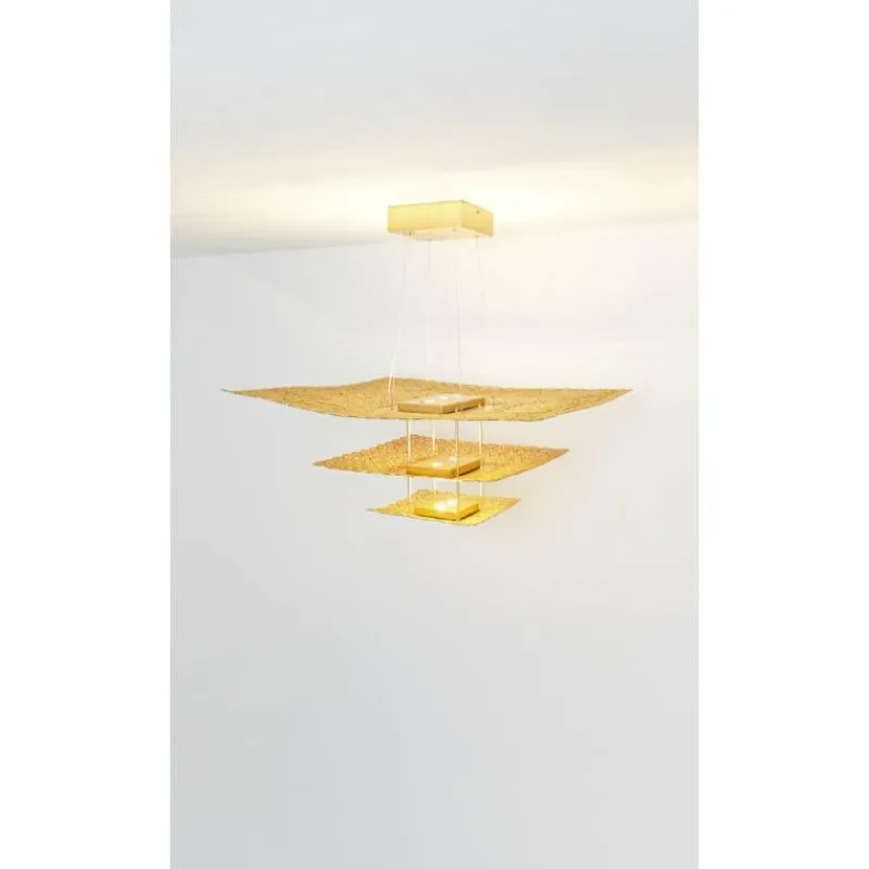 Lampes Dorées-Luminaires Holländer Suspension Holländer SOGNATORE LED Or, 7 lumières