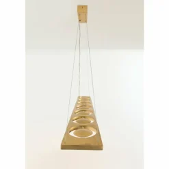 Lampes Dorées-Luminaires Holländer Suspension Holländer TENACIA LED Or, 7 lumières