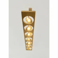 Lampes Dorées-Luminaires Holländer Suspension Holländer TENACIA LED Or, 7 lumières