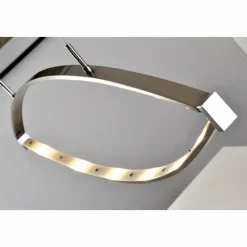 Luminaires Fischer & Honsel Suspension Honsel Lucy Chrome, Acier inoxydable, 6 lumières