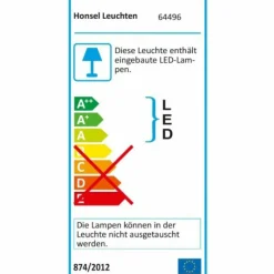 Luminaires Fischer & Honsel Suspension Honsel Lucy Chrome, Acier inoxydable, 6 lumières