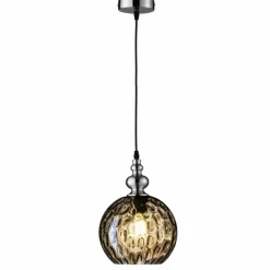 Luminaires Fischer & Honsel Suspension Honsel Uller Noir, 1 lumière