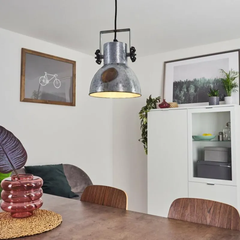 Lampes Industrielles-hofstein Suspension Hora Noir, 1 lumière