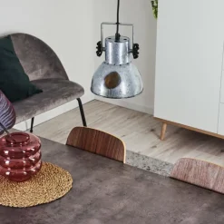 Lampes Industrielles-hofstein Suspension Hora Noir, 1 lumière