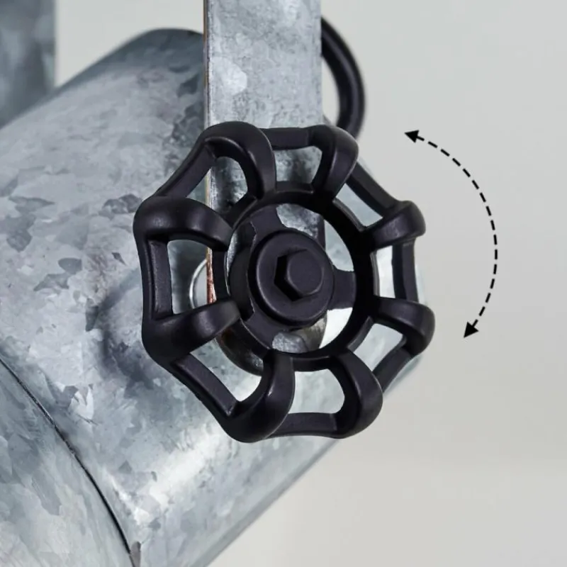 Lampes Industrielles-hofstein Suspension Hora Noir, 1 lumière