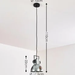 hofstein Suspension Hora Rouille, Argenté, 1 lumière