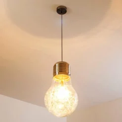 hofstein Suspension Hova Nickel mat, 1 lumière