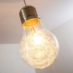 hofstein Suspension Hova Nickel mat, 1 lumière