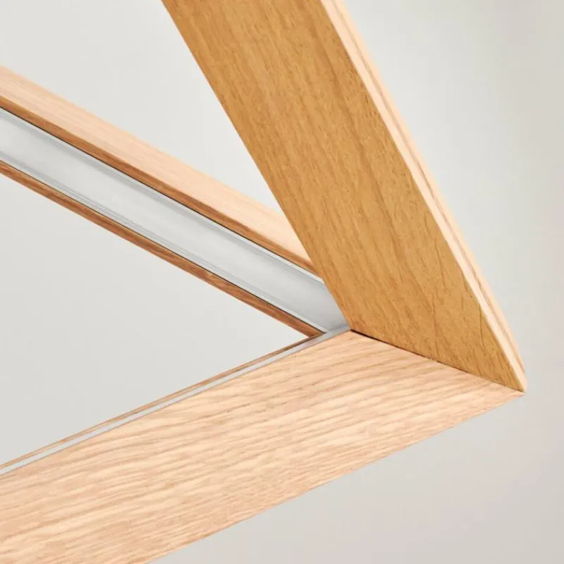 Lampes En Bois-hofstein Suspension Huanchillas LED Écru, 1 lumière