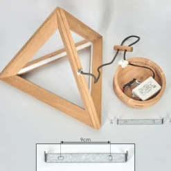Lampes En Bois-hofstein Suspension Huanchillas LED Écru, 1 lumière