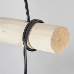 Luminaires Scandinaves-hofstein Suspension Hunouri Écru, Noir, 3 lumières