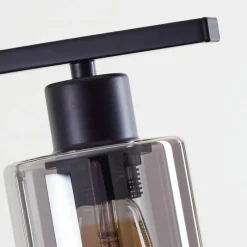 hofstein Suspension Hunouri Noir, 4 lumières