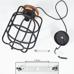 Lampes Vintages & Rétros-hofstein Suspension Husvik Noir, 1 lumière