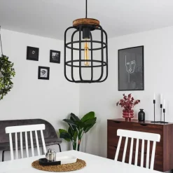 Lampes Vintages & Rétros-hofstein Suspension Husvik Noir, 1 lumière