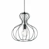 Luminaires Ideallux Suspension Ideal Lux AMPOLLA Noir, 1 lumière* Suspensions