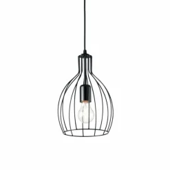 Luminaires Ideallux Suspension Ideal Lux AMPOLLA Noir, 1 lumière* Suspensions