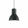 Lampes Vintages & Rétros-Luminaires Ideallux Suspension Ideal Lux BREEZE Noir, 1 lumière