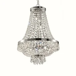 Luminaires Ideallux Suspension Ideal Lux CAESAR Chrome, 6 lumières