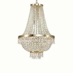 Luminaires Ideallux Suspension Ideal Lux CAESAR Chrome, 9 lumières