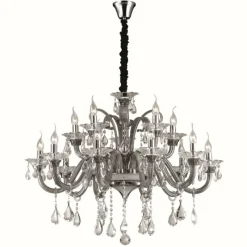 Luminaires Ideallux Suspension Ideal Lux COLOSSAL Chrome, 15 lumières