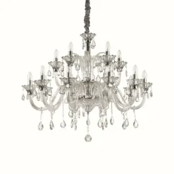 Luminaires Ideallux Suspension Ideal Lux COLOSSAL Chrome, 15 lumières