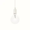 Luminaires Ideallux Suspension Ideal Lux EDISON Blanc, 1 lumière* Suspensions