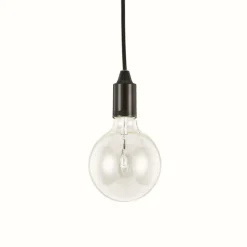 Luminaires Ideallux Suspension Ideal Lux EDISON Noir, 1 lumière* Suspensions