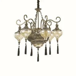 Luminaires Ideallux Suspension Ideal Lux HAREM Bruni, 9 lumières