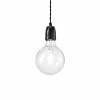 Luminaires Ideallux Suspension Ideal Lux KLAUS Noir, 1 lumière* Suspensions