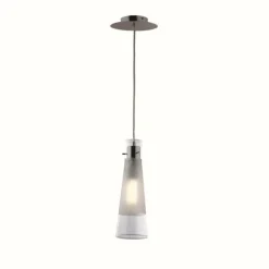 Luminaires Ideallux Suspension Ideal Lux KUKY Chrome, 1 lumière