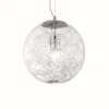 Luminaires Ideallux Suspension Ideal Lux MAPA MAX Chrome, 1 lumière