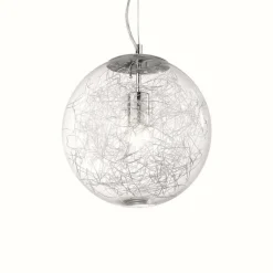 Luminaires Ideallux Suspension Ideal Lux MAPA MAX Chrome, 1 lumière
