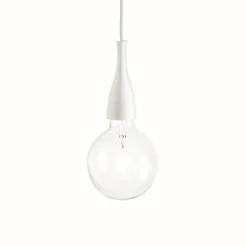 Luminaires Ideallux Suspension Ideal Lux MINIMAL Blanc, 1 lumière* Suspensions