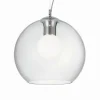 Luminaires Ideallux Suspension Ideal Lux NEMO Chrome, 1 lumière