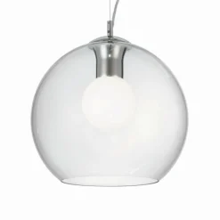 Luminaires Ideallux Suspension Ideal Lux NEMO Chrome, 1 lumière