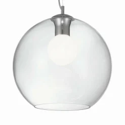 Luminaires Ideallux Suspension Ideal Lux NEMO Chrome, 1 lumière