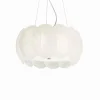 Luminaires Ideallux Suspension Ideal Lux OVALINO Blanc, 5 lumières