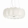 Luminaires Ideallux Suspension Ideal Lux OVALINO Blanc, 8 lumières
