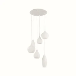 Luminaires Ideallux Suspension Ideal Lux SOFT Blanc, 6 lumières