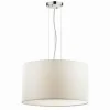 Lampes En Tissu-Luminaires Ideallux Suspension Ideal Lux WHEEL Blanc, 5 lumières