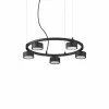 Luminaires Ideallux Suspension Ideallux MINOR Noir, 5 lumières* Suspensions
