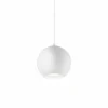 Lampes À Boules-Luminaires Ideallux Suspension Ideallux MR Blanc, 1 lumière