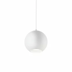 Lampes À Boules-Luminaires Ideallux Suspension Ideallux MR Blanc, 1 lumière