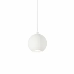Lampes À Boules-Luminaires Ideallux Suspension Ideallux MR Blanc, 1 lumière