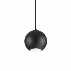 Lampes À Boules-Luminaires Ideallux Suspension Ideallux MR Noir, 1 lumière