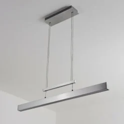 hofstein Suspension Ifo LED Aluminium brossé, 3 lumières