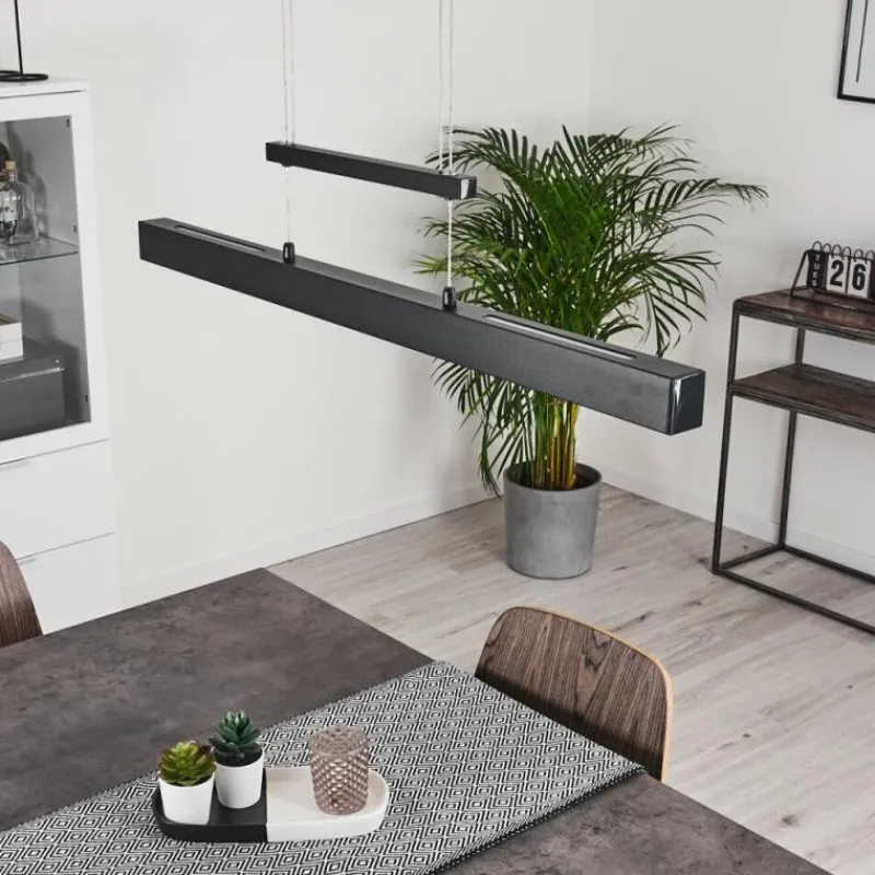 hofstein Suspension Ifo LED Noir, 1 lumière