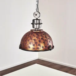 Lampes Industrielles-hofstein Suspension Ilvy Brun, 1 lumière