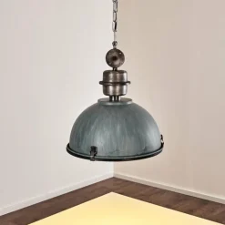 hofstein Suspension Ilvy Gris, Argenté, 1 lumière